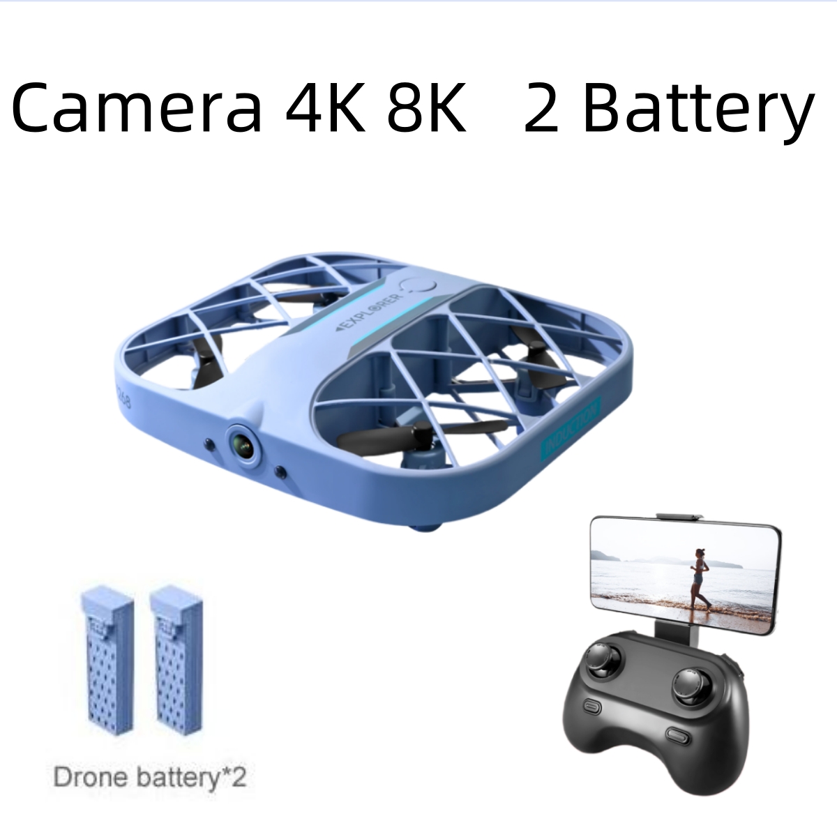 Drone Battery Box - Drone RC JJRC H107 FPV con
